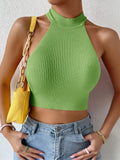 Côte Knit Halter Top